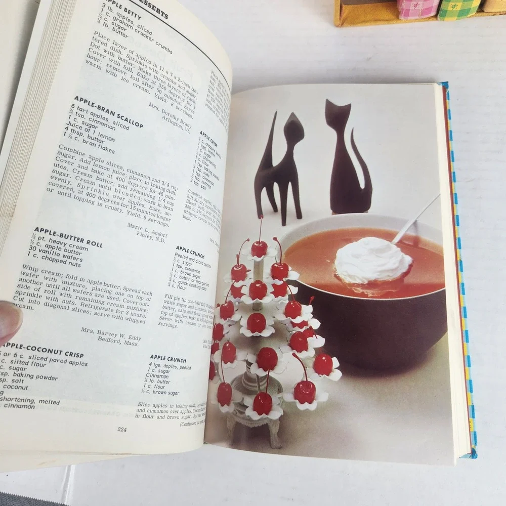 Vintage Favorite Recipes of America 4 Volume Cookbook Set with Slipcase Retro